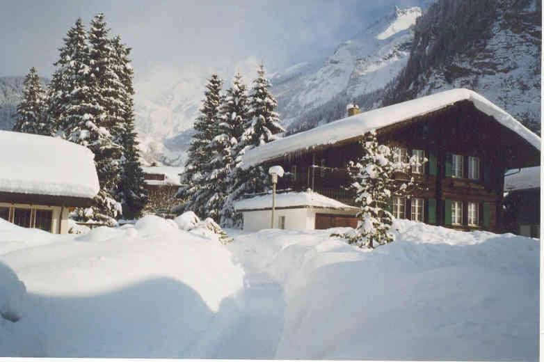 Familienferien Im Chalet Baergli คันเดอร์ชเตค ภายนอก รูปภาพ
