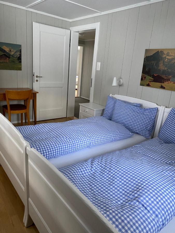 Familienferien Im Chalet Baergli คันเดอร์ชเตค ภายนอก รูปภาพ