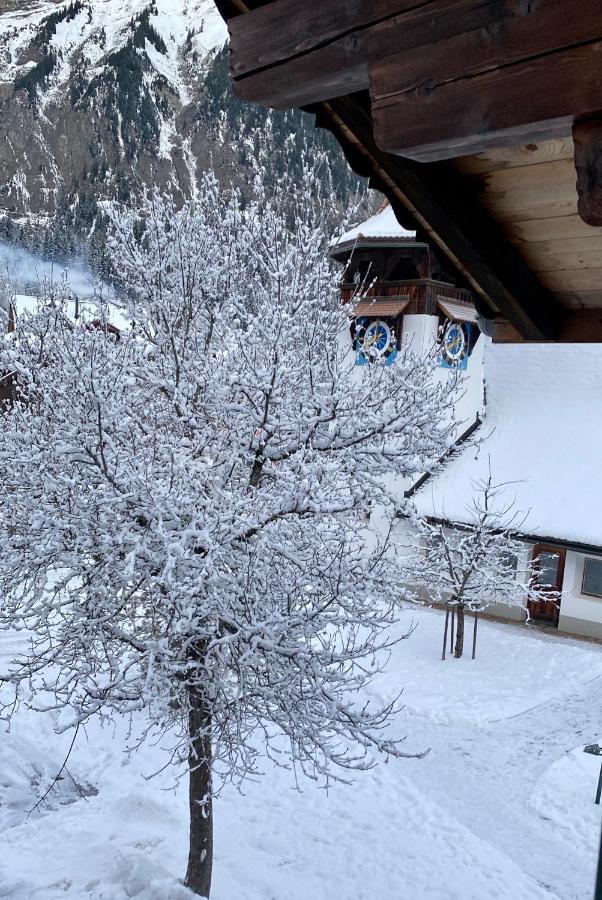 Familienferien Im Chalet Baergli คันเดอร์ชเตค ภายนอก รูปภาพ